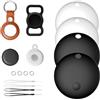 Corpower Air Tag, 4 Pezzi Trova Chiavi, Compatibile con l'app Trova il Mio Dispositivo per Apple (Solo iOS), Batteria Sostituibile Trova Oggetti, per Bagagli/Valigie/Portafogli