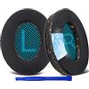 SoloWIT Cuscini di raffreddamento in gel per Bose cuffie, cuscinetti auricolari di ricambio per Bose QuietComfort 15 QC15 QC25 QC2 QC35/Ae2 Ae2i Ae2w/SoundTrue e SoundLink Around-Ear & Around-Ear II