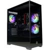 CYBERPOWERPC Wyvern Gaming PC - AMD Ryzen 5 8400F, AMD RX 9060, 16GB RAM, 1TB NVMe SSD, 650W PSU, Wi-Fi, Windows 11, Prism Panoramic Black