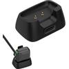 TEHAOUU Dock di ricarica magnetico, compatibile con mini trasmettitore DJI Mic, base di ricarica con dock di ricarica magnetico per alimentatore microfono wireless