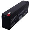 MultiPower Batteria al piombo MP2.3-12 12,0 Volt 2,3 Ah con connettori da 4,8 mm