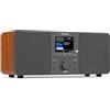 Audizio Genua DAB Radio con Bluetooth - Stereo DAB Plus Radio con telecomando, 60 slot di memoria, Auto Scan, Line-Out, USB, ideale per casa e in viaggio, facile da usare, grigio scuro