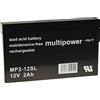 Powery Powery Batteria Piombo (Multipower) MP2-12SL 12V