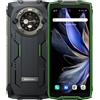 Blackview BV9300 PRO Smartphone Rugged(100LM Torcia), 24GB+256GB, 15080mAh Batteria, 6,7'' 120Hz 2.3K Display, 64MP+32MP Fotocamera, IP68 IP69K Android 13 Impermeabile Cellulare, GPS NFC Verde