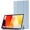 Simpeak Cover Compatibile per Xiaomi Redmi Pad SE 2023 (11.0'') Custodia, Cover in Pelle PU Compatibile con Xiaomi Redmi Pad SE 2023 (11.0'') Ultra-Sottile Folio Supporto Smart Cover, Bianco Blu