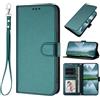 XINQCASE per Samsung Galaxy A56 5G, Custodia a Portafoglio in Pelle PU [Tracolla Staccabile], Flip Libro Custodia Cover per Samsung A56 5G, Pavone Verde