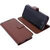 foto-kontor Custodia compatibile con Doro Aurora A30 Book Style Case Cover Smartphone protettiva Portafoglio per cellulare Borsa a libro Supporto per telefono marrone
