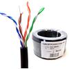 kenable Esterno CAT5e Esterno Uso Rame Ethernet Rete cavo bobina UTP 50 m Nero [50 metro/50m]