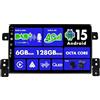 BXLIYER SXAUTO『Built-in 4G / DAB』Android 15-6G+128G Autoradio Per Suzuki Grand Vitara (2005-2015) - Senza fili CarPlay/Android Auto Camera MIC - Fast-boot Volante 360-CAM HDMI WIFI DSP - 2 Din IPS 9 Pollici