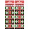 JINQIGG 20 pezzi/10 pezzi AG4 377 LR626 batteria per orologio, prestazioni affidabili, batterie a bottone da 1,5 V per piccoli dispositivi elettronici