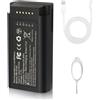 K KYUER Doorbell Batteria per Eufy Video Doorbell E340 C31 with Type-C Charge Cable 3.7V 7000mAh Batteria di riserva a lunga durata