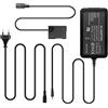 Raeisusp Kit adattatore di alimentazione CA EH-5/EH-5A Batteria fittizia EN-EL14 per fotocamere Nikon D3100 D3200 D3300 D3400 D5100 D5200 D5300 D5500 Coolpix P7000 P7100 P7700 P7800