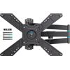 BONTEC Supporto TV da Parete per TV 32-75, Rotazione 90° e Braccio 838 mm