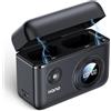 llano Caricatore doppio rapido da 18W per fotocamere DJI Osmo 360, Action 5 Pro, Action 4 e Action 3, con display digitale intelligente e coperchio magnetico (Batteria non inclusa)