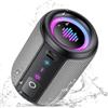 Tiksounds Cassa Bluetooth Portatile Potente 15W, Mini Altoparlante Bluetooth 5.4, Bassi Potenti, Luci LED Colorate, Accoppiamento TWS, IPX7 Impermeabile, 12 Ore di Autonomia, Speaker Bluetooth da Esterno Feste