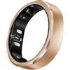 RingConn Anello Intelligente Gen 3 con Monitoraggio della Pressione, Sonno, Fitness e Frequenza Cardiaca, Avvisi a Vibrazione, Senza Abbonamento App, Batteria fino a 14 Giorni (8,Oro Rosa Spazzolato)