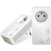 STRONG Powerline 500 Kit - 2 Adattatori Powerline 500 per Connessione Internet Veloce 500 Mbit/s da Ogni Presa di Corrente, adatto per Streaming Video HD, Porte Ethernet, Bianco