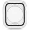 Hama Custodia protettiva per Apple Watch 4/5/6/SE 1° e 2° gen, 44 mm, protezione integrale, resistente ai graffi e agli urti, impermeabile, funzione tattile, trasparente