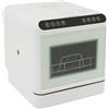 Qurib Lavastoviglie da tavolo, 1100 W, serbatoio da 6 l, per 4-6 lavastoviglie domestiche