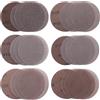Hossom 30 pz Dischi Abrasivi a Rete Ø 125mm Carta Abrasiva in Rete Grana 80/100/120/150/320/600 Dischi Abrasivi per Levigatrici Eccentriche per Rimuovere la Vernice, Levigatura