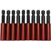 Lylithuif Set Punte Esagonali Lunghe Durevole Bussola Magnetica Porta Punta da Trapano Asta di Prolunga Gambo Esagonale da 1/4 di Pollice Lunghezza 60 mm per Installazione di Mobili