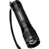 Blaupunkt Torcia a LED ultra luminosa, 1600 lumen, durata 10 ore, 3 modalità, zoomabile, in alluminio resistente all'acqua IPX4, torcia tattica per campeggio, emergenza (6 batterie AA, senza batterie