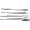 Hyuduo Set Di Punte Per Martello Scalpello, Punte Per Martello Per Cemento In Acciaio Al Carbonio 4 Pezzi Con Scalpelli A Punta Piatta, Set Di Scalpelli SDS Plus Per Rimozione Di Piastrelle