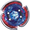 Tiuimk H Nuovo Modello Assemblato Burst Gyro 105 - Blu - Sistema 4D - Materiale plastica e metallo - Ottimo regalo per bambini - Adatto per lanciatore destro - Set di lotta Top Fusion Master incluso