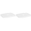SUNWARE perfectly organised Sunware Sigma Home Coperchio Trasparente - Per scatola portaoggetti 24L e 32L - Coperchio Portaoggetti - Accessorio Impilabile (Confezione da 2)
