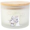 Me to You Tatty Teddy - Candela a 3 stoppini con scritta Congratulations, collezione ufficiale matrimonio