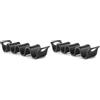 Lacor - 63283 - Portastecche, Melamina, 3-4 blocchi, Design ondulato, Scanalature a V Non adatto alla cottura Robusto Non adatto al microonde, Lavabile in lavastoviglie Impilabile, Senza BPA 23x6x4 cm