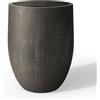 Kante Fioriera, Cemento, Bronzo Antico, 55,1 cm H
