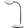 Fischer & Honsel | Lampada da tavolo, Work | bianco | Larghezza: 14,30 cm, altezza: 36,50 cm, | sporgenza parete: 22,00 cm| con interruttore| 1x HV-LED 4,5W 3000 K| 450 lm| EEG: F | 50596