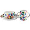 Alessi AM39S1 Alessini - Proust Set da Tavola per Bambino in Fine Bone China Decorata, Multicolore