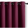 RESTILO - Tenda Blackout 140 x 270 cm, colore: prugna, 1 pezzo, con occhielli, decorazione per finestre