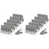 Romon Mollette, 30 Pezzi Bucatos Clip Porta Esterno Plastica per Telo da Spiaggia, Grigio Plastica Clothes Pegs con Silicone Antiscivolo, Antivento Lavanderia Pioli per Asciugamani Lenzuola Vestiti