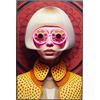 Kare Design Fancy Blonde Lady - Quadro da parete multicolore con effetto LED, 120 x 80 cm, motivo: donna