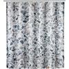Wenko Tenda da Doccia Terrazzo Lavabile, Impermeabile con 12 Anelli, Poliestere, Multicolore, 200 x 180 cm