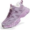 KOIFISH Scarpe Antinfortunistiche Donna Invernali Impermeabile Scarpe da Lavoro con Punta in Acciaio Comode Freddo Scarpe di Sicurezza Viola 40