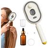 Genérico Spazzola a vapore per capelli, pettine ricaricabile con misurino | Piastra a vapore per capelli - per capelli ondulati, ricci, spessi, lisci, per uso quotidiano, viaggi, casa, ragazze e donne