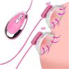 GUBAOPQLA Tiralatte Elettrico Succhia Capezzoli e Clitoride Vibratore Silicone Lingua Leccare Coppe al Seno Massaggiatore Sex Toys Enlarger per Donne,Viola,Rosa