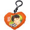 One Direction 7318-5 - 1D Louis - Clip ons a Forma di Cuore/Portachiavi, 9 cm