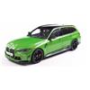 Solido BMW M3 (G81) Touring, Station Wagon Sportiva con Tetto Nero, Dettagli a Contrasto, Ruote in Lega Leggera, Modello Diecast Auto, Verde, 1:18