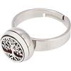 TMISHION Collana Aromaterapia in Acciaio Inox, Ciondolo Diffusore Oli Essenziali Minimalista, Gioiello Portatile Elegante per Donna