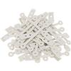 Sonew 50 Pezzi di Elastici per Bigodini, Elastici Riutilizzabili in Gomma per Bigodini, Arricciacapelli e Rulli, con Materiale Elastico Fine per lo Styling dei Capelli a Casa e in