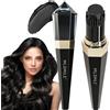 YIBABY Bastone di colore per capelli, penna per ritocchi, impermeabile e resistente al sudore, per un tocco rapido per linee di capelli rade e copertura grigia, facile da applicare (#01 nero, 8g)