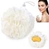 ZMaglorian Spugna Doccia 2 in 1 - Spugna Esfoliante Corpo con Rete Africana, Bagno Naturale per Doccia, Guanto Scrub Corpo, Spugne Morbide per Pelli Sensibili, Schiuma Ricca, Massaggio Confortevole