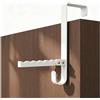 Dorunova Ganci Appendiabiti da Porta Accappatoio Bagno (Bianco, 1 Pezzi)