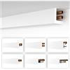 HEXIMO Profilo angolare bianco 1,7 metri - Listelli di copertura XPS per tubi di riscaldamento, profilo a L per rivestimento tubi, barra angolare Modello: HRA-2-67x67 mm (1,7 metri/listello)