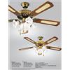 Perenz 7066 - Ventola Nuez, Soffitto, 45 W, 130 cm, 520 mm
